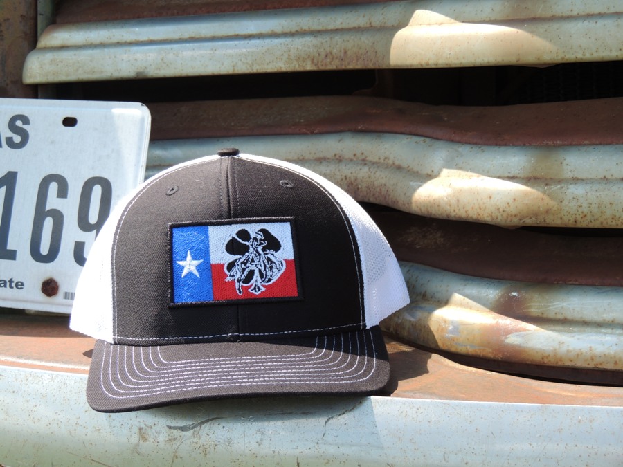 Black and White Texas Flag Cap